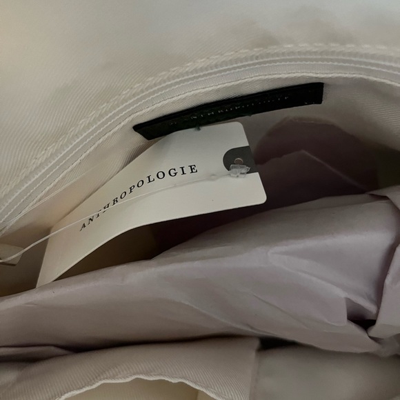 NWT | Anthropologie Checkered Straw Clutch! - Picture 7 of 7